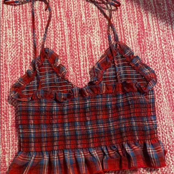 Plaid crop top - Picture 2 of 2